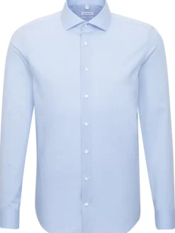 Blouse - slim fit - lichtblauw