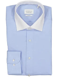 Blouse - slim fit - lichtblauw