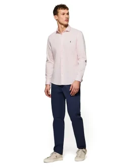 Blouse - slim fit - lichtroze