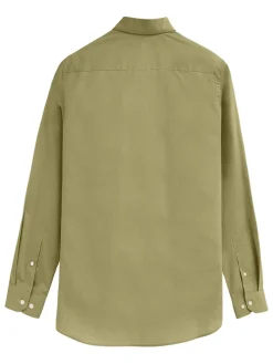 Blouse - slim fit - olijfgroen