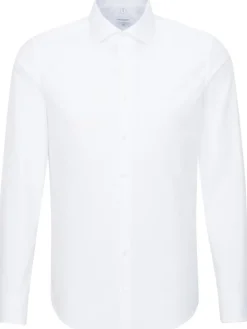 Blouse - slim fit - wit