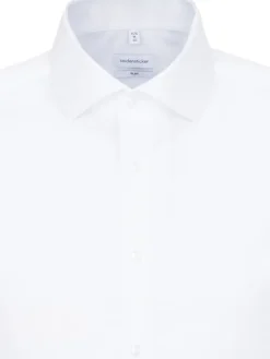 Blouse - slim fit - wit