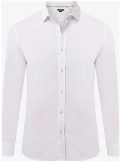 Blouse - slim fit - wit