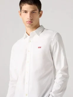 Blouse - slim fit - wit