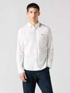 Blouse - slim fit - wit