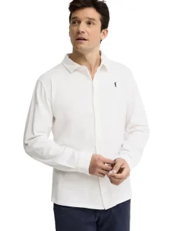 Blouse - slim fit - wit