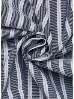 Blouse - slim fit - wit/grijs