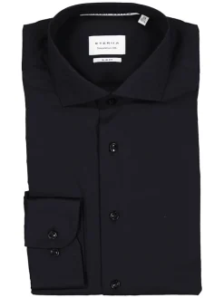 Blouse - slim fit - zwart