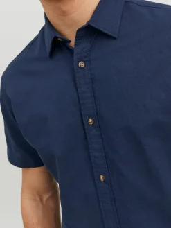Blouse "Summer" donkerblauw