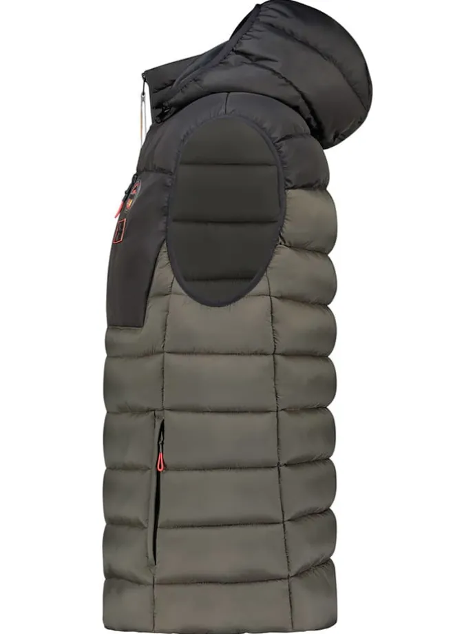 Bodywarmer "Vatilo" kaki/zwart