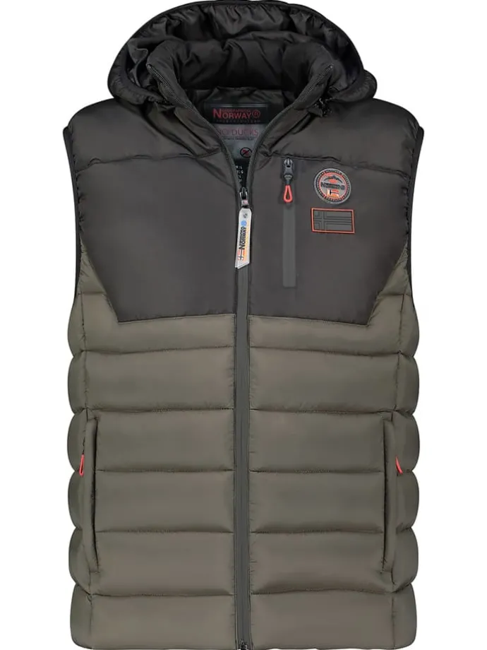 Bodywarmer "Vatilo" kaki/zwart