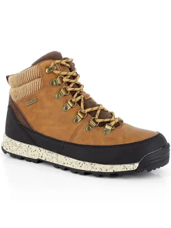 Boots "Serkan" zwart/lichtbruin
