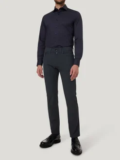 Broek donkerblauw
