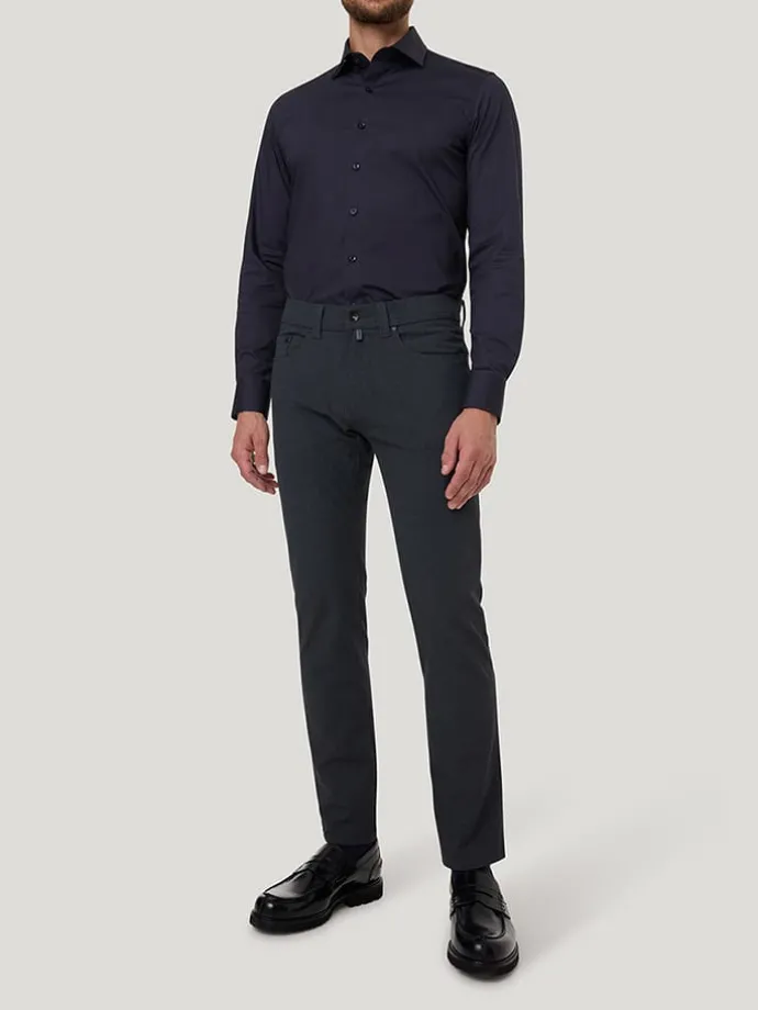 Broek donkerblauw