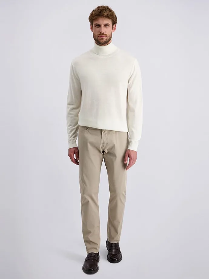 Broek zandkleurig