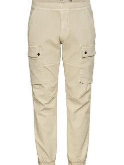Cargobroek - relaxed fit - beige