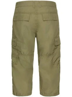 Cargocapribroek - regular fit - kaki