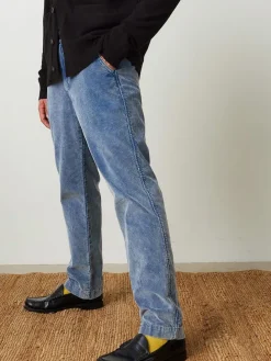 Chinobroek blauw