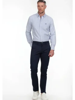Chinobroek donkerblauw