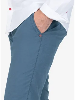 Chinobroek "Lui" blauw