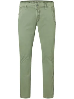 Chinobroek ''Lui'' - regular fit - blauwgrijs