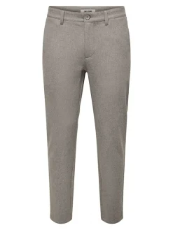 Chinobroek "Mark" - slim fit - taupe
