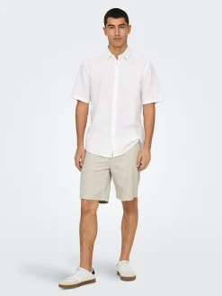 Chinoshorts "Onsmark" beige