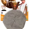 4-delige accessoiresset "De wilde jaren 20" grijs/lichtbruin