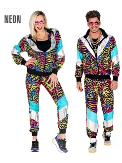 2-delige outfit "80's Trainingspak" meerkleurig