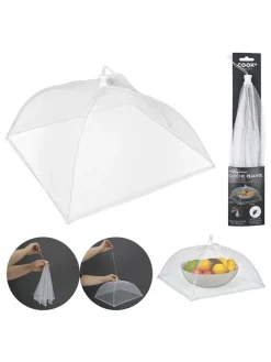 2-delige set: afdeknetten wit - (L)30 x (B)30 cm
