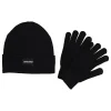 2-delige set: beanie en handschoenen zwart