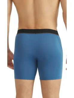3-delige set: boxershorts blauw/zwart/grijs