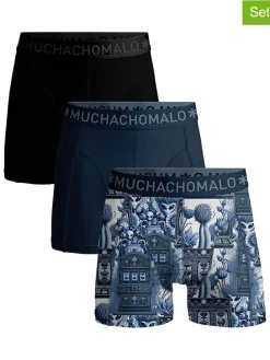 3-delige set: boxershorts blauw/zwart