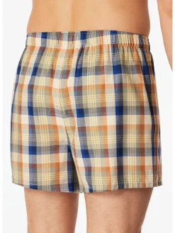 2-delige set: boxershorts donkerblauw/oranje