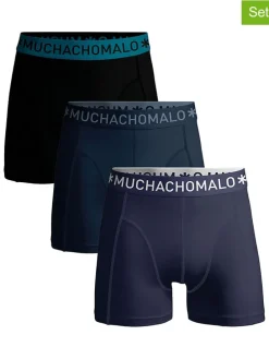 3-delige set: boxershorts donkerblauw/zwart
