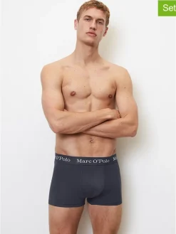 5-delige set: boxershorts donkerblauw/grijs