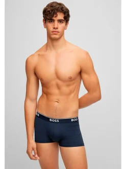 3-delige set: boxershorts donkerblauw