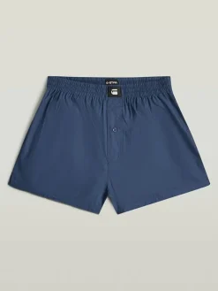 2-delige set: boxershorts donkerblauw/blauw