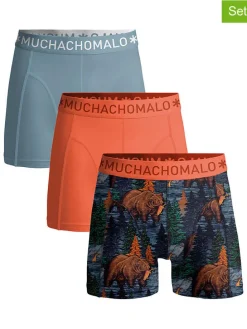 3-delige set: boxershorts oranje/lichtblauw/meerkleurig