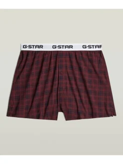 2-delige set: boxershorts rood/donkerblauw