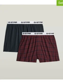 2-delige set: boxershorts rood/donkerblauw