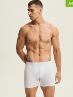 2-delige set: boxershorts wit