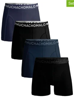4-delige set: boxershorts zwart/donkerblauw