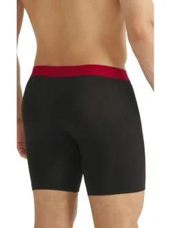 3-delige set: boxershorts zwart/rood/antraciet