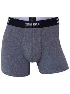 4-delige set: boxershorts zwart/grijs