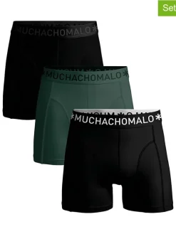 3-delige set: boxershorts zwart/groen