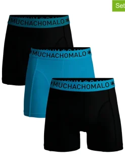 3-delige set: boxershorts zwart/blauw