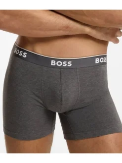 3-delige set: boxershorts zwart/grijs/antraciet