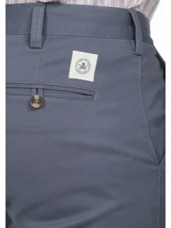 2-delige set: chinobroeken beige/blauw
