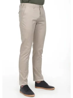 2-delige set: chinobroeken beige/donkerblauw
